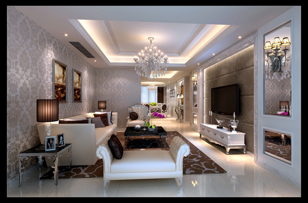 客厅装修样板房